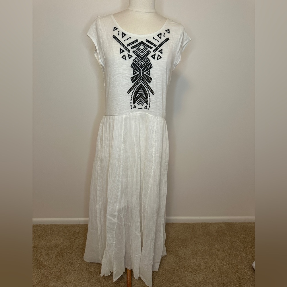 FREE PEOPLE ‘Toosaloosa’ Slub Meadow Dress - Sz M
